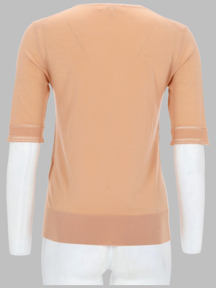 Chloé Women Pullover A Maniche Corte In Maglia Di Lana