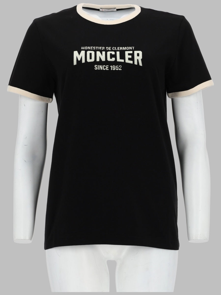 Moncler Women T-Shirt In Cotone Con Logo