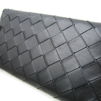 Bottega Veneta Intrecciato Black Leather Wallet (Pre-Owned)
