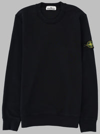 Stone Island Men Felpa Con Patch Logo