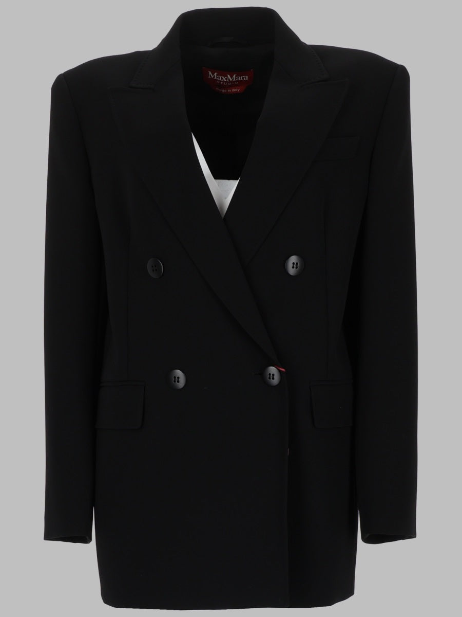 Max Mara Studio Women Giacca Doppiopetto In Cady