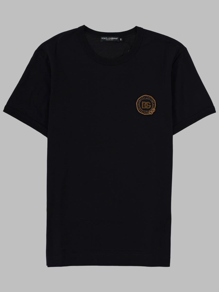 Dolce & Gabbana Men T-Shirt In Cotone Con Patch