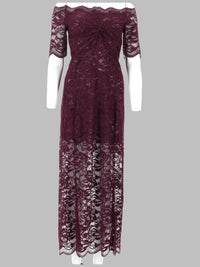 Rabanne Women Abito Midi In Pizzo A Strati