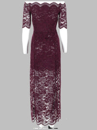 Rabanne Women Abito Midi In Pizzo A Strati