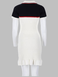 Casablanca Women Mini Abito Polo Da Tennis In Maglia