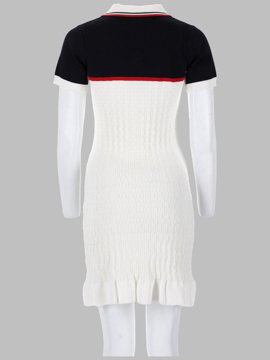 Casablanca Women Mini Abito Polo Da Tennis In Maglia