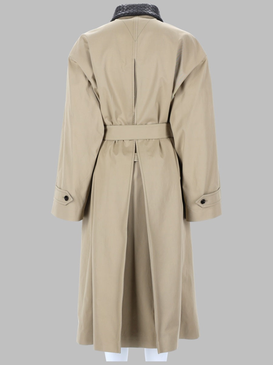 Bottega Veneta Women Trench In Cotone