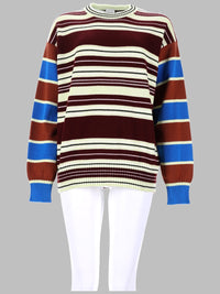 Paul Smith Women Maglia In Lana E Cotone A Righe
