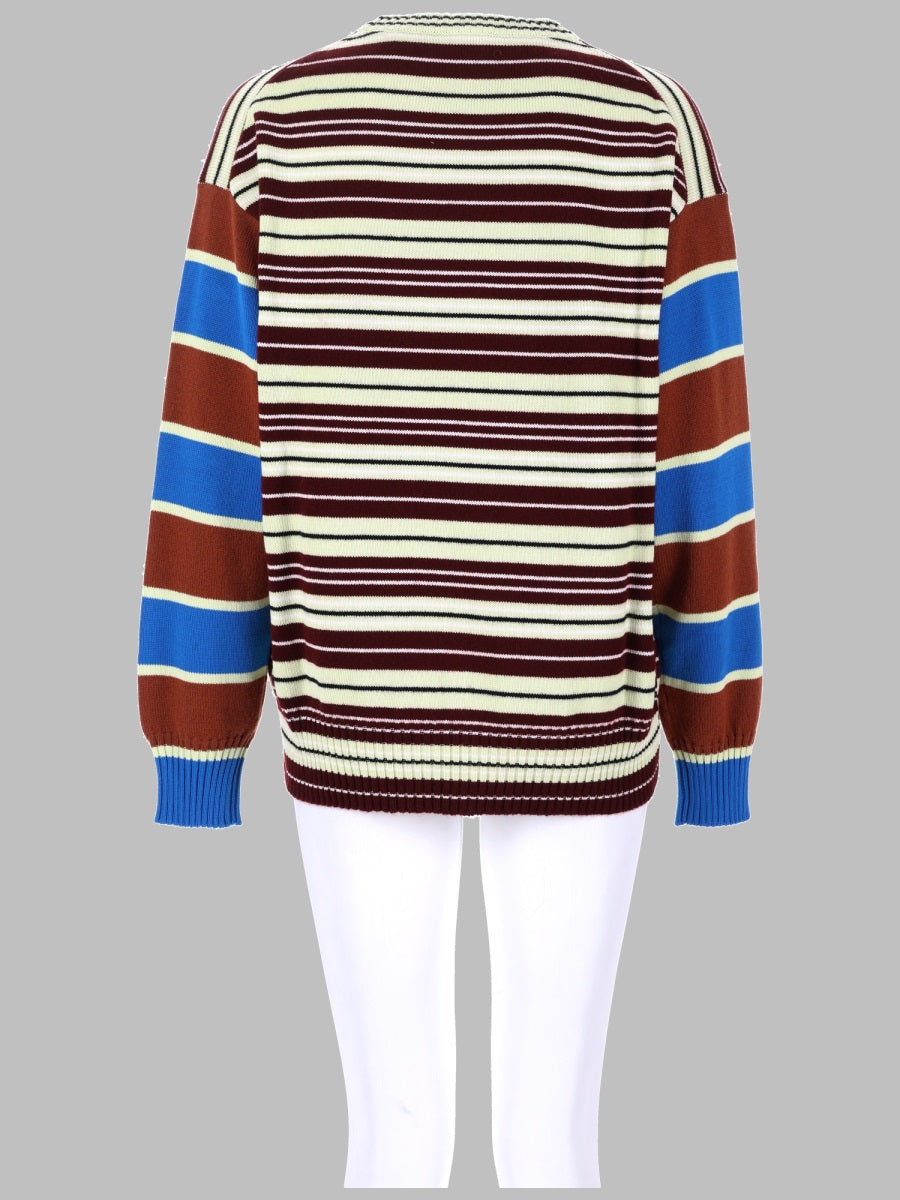 Paul Smith Women Maglia In Lana E Cotone A Righe