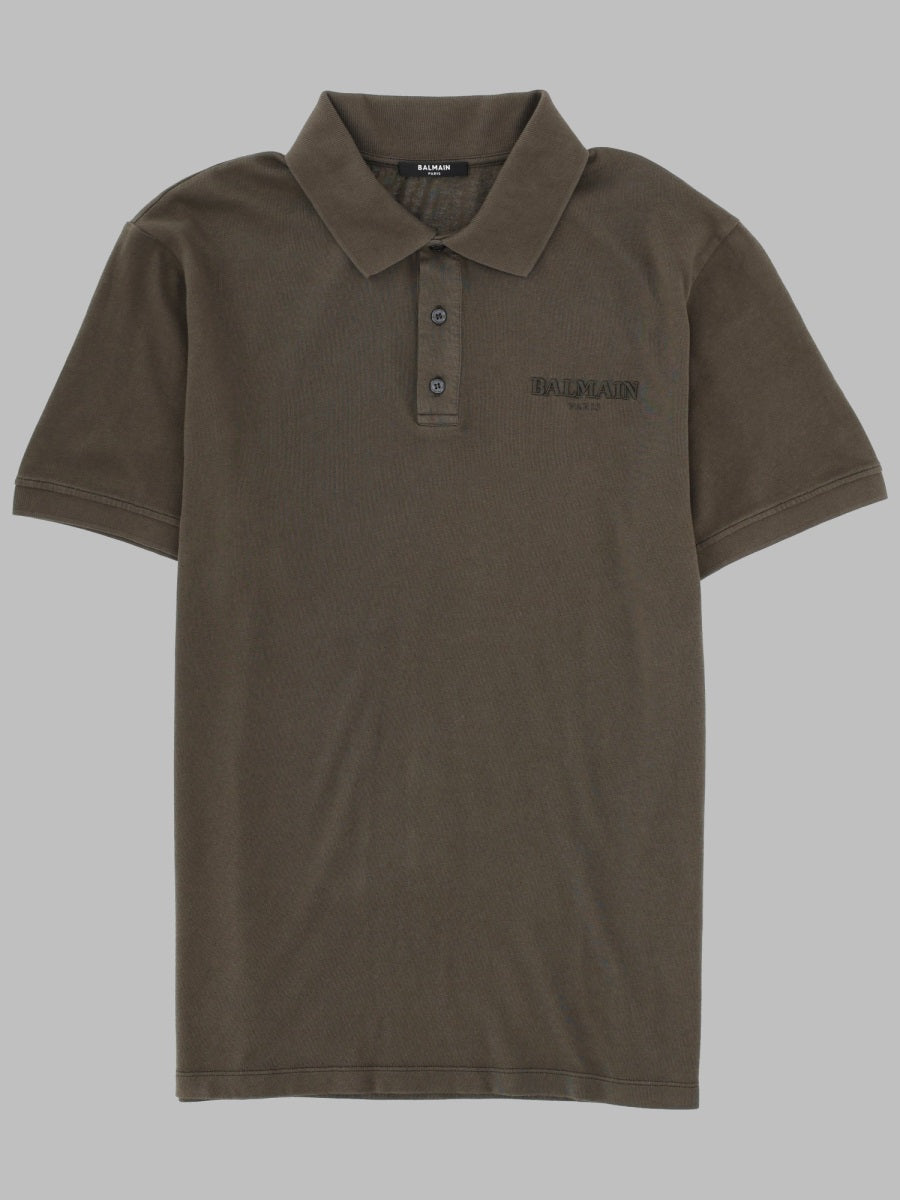 Balmain Men Polo Con Logo