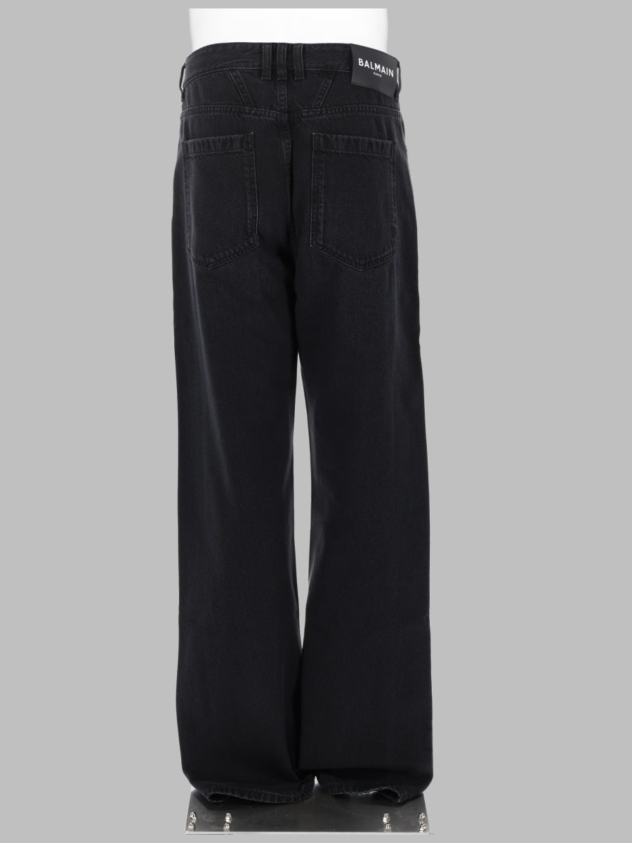 Balmain Men Jeans Vestibilità Ampia