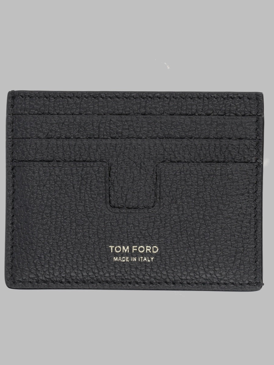 Tom Ford Men Portacarte "T Line" In Pelle