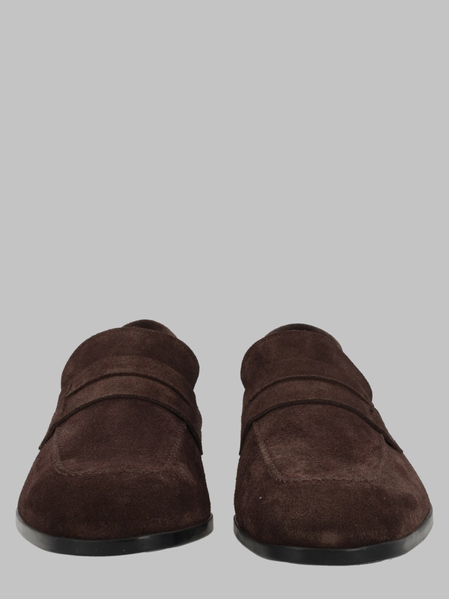 Tom Ford Men Mocassino "Sean Penny" In Pelle Scamosciata