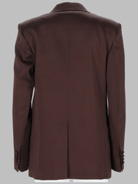 Max Mara Studio Women Blazer Doppiopetto In Envers Satin