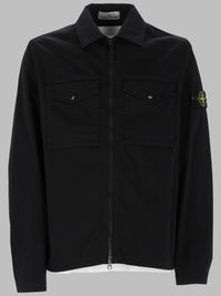 Stone Island Men Overshirt Con Zip E Tasche Sul Petto