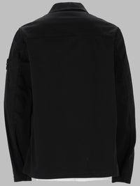 Stone Island Men Overshirt Con Zip E Tasche Sul Petto
