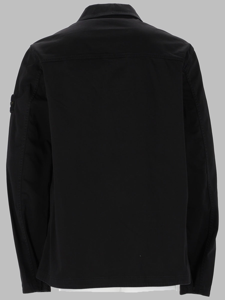 Stone Island Men Overshirt Con Zip E Tasche Sul Petto
