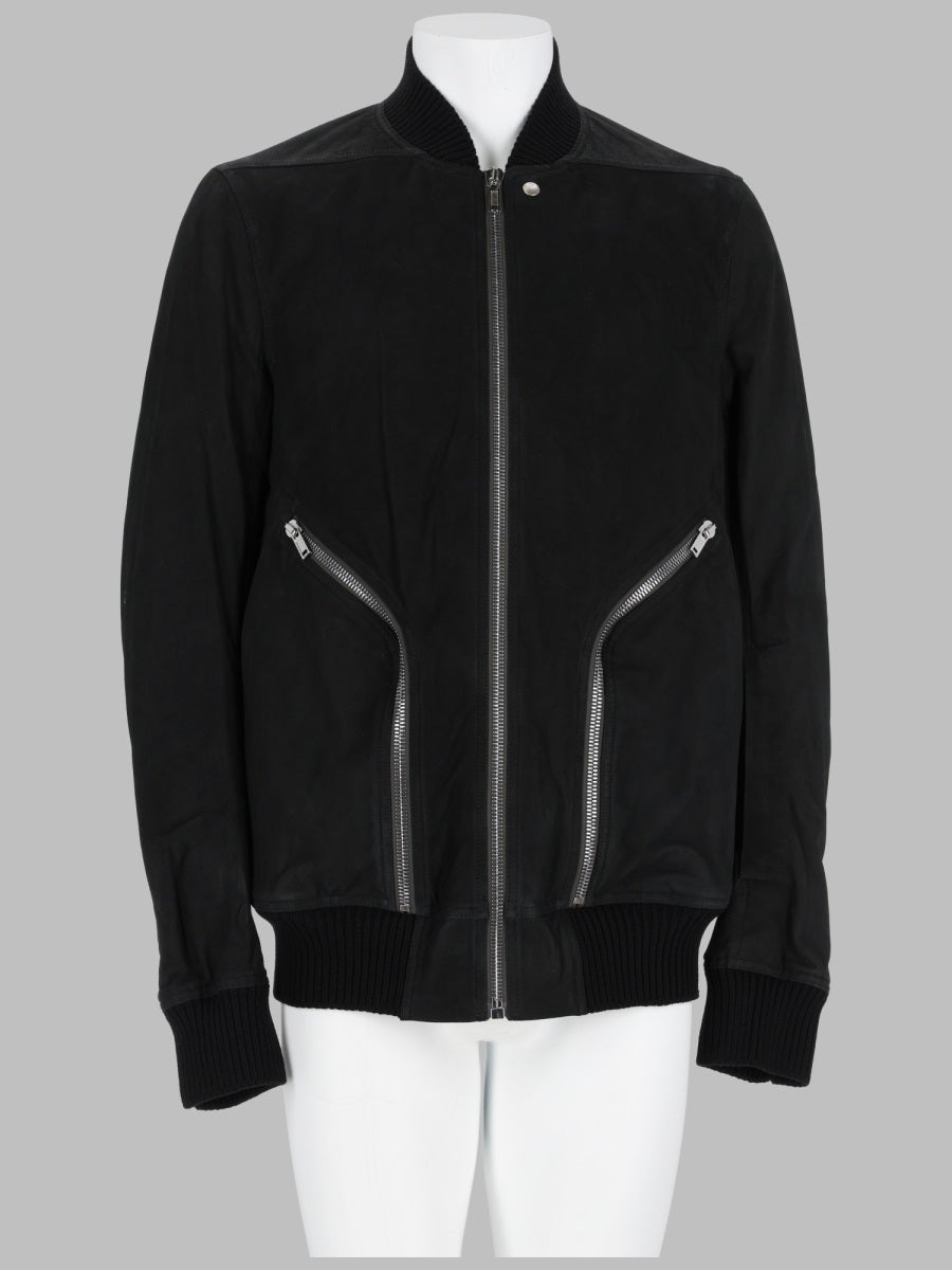 RICK OWENS Rick Owens Men Bomber In Pelle "Heizer Flight"