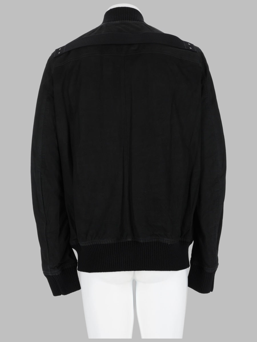 RICK OWENS Rick Owens Men Bomber In Pelle "Heizer Flight"