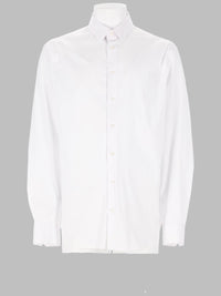 Giorgio Armani Men Camicia Slim Fit In Popeline Di Cotone