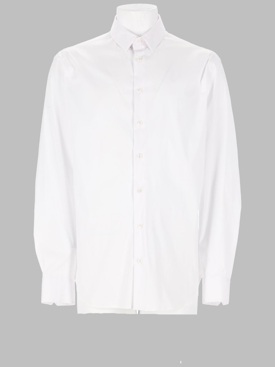 Giorgio Armani Men Camicia Slim Fit In Popeline Di Cotone
