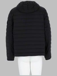 STONE ISLAND Stone Island Men Piumino Con Cappuccio Con Finitura Antigoccia