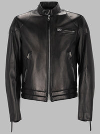 Tom Ford Men Giacca Da Motociclista In Nappa Fiore