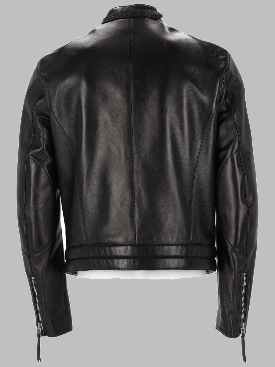 Tom Ford Men Giacca Da Motociclista In Nappa Fiore