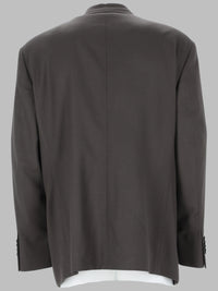 Giorgio Armani Men Abito Doppiopetto Over In Lana