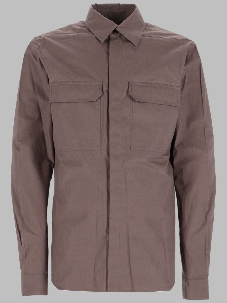 Rick Owens Men Camicia "Work" In Popeline