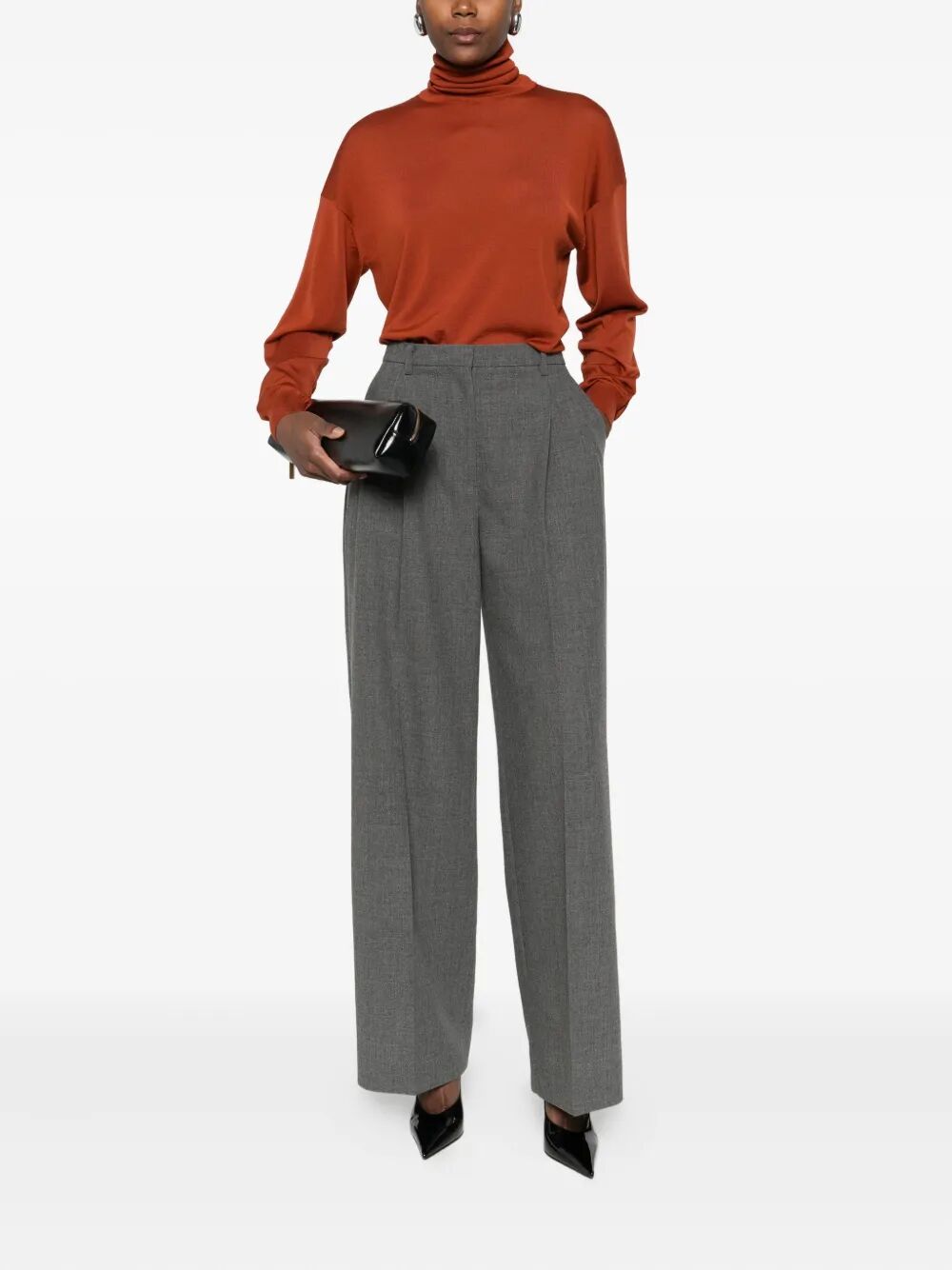 SAINT LAURENT Saint Laurent Women Roll-Neck Wool Sweater