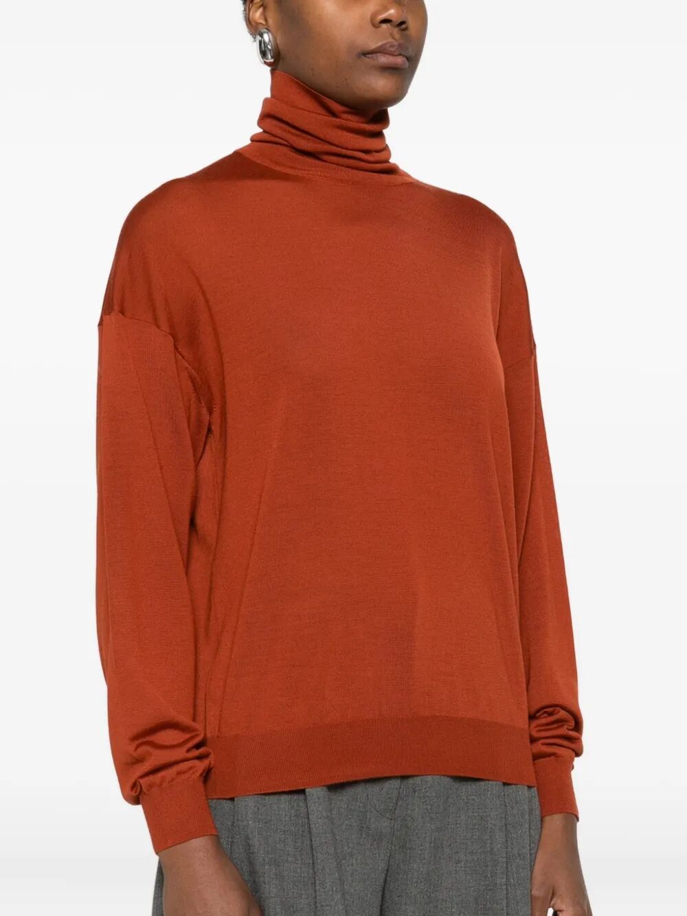 SAINT LAURENT Saint Laurent Women Roll-Neck Wool Sweater