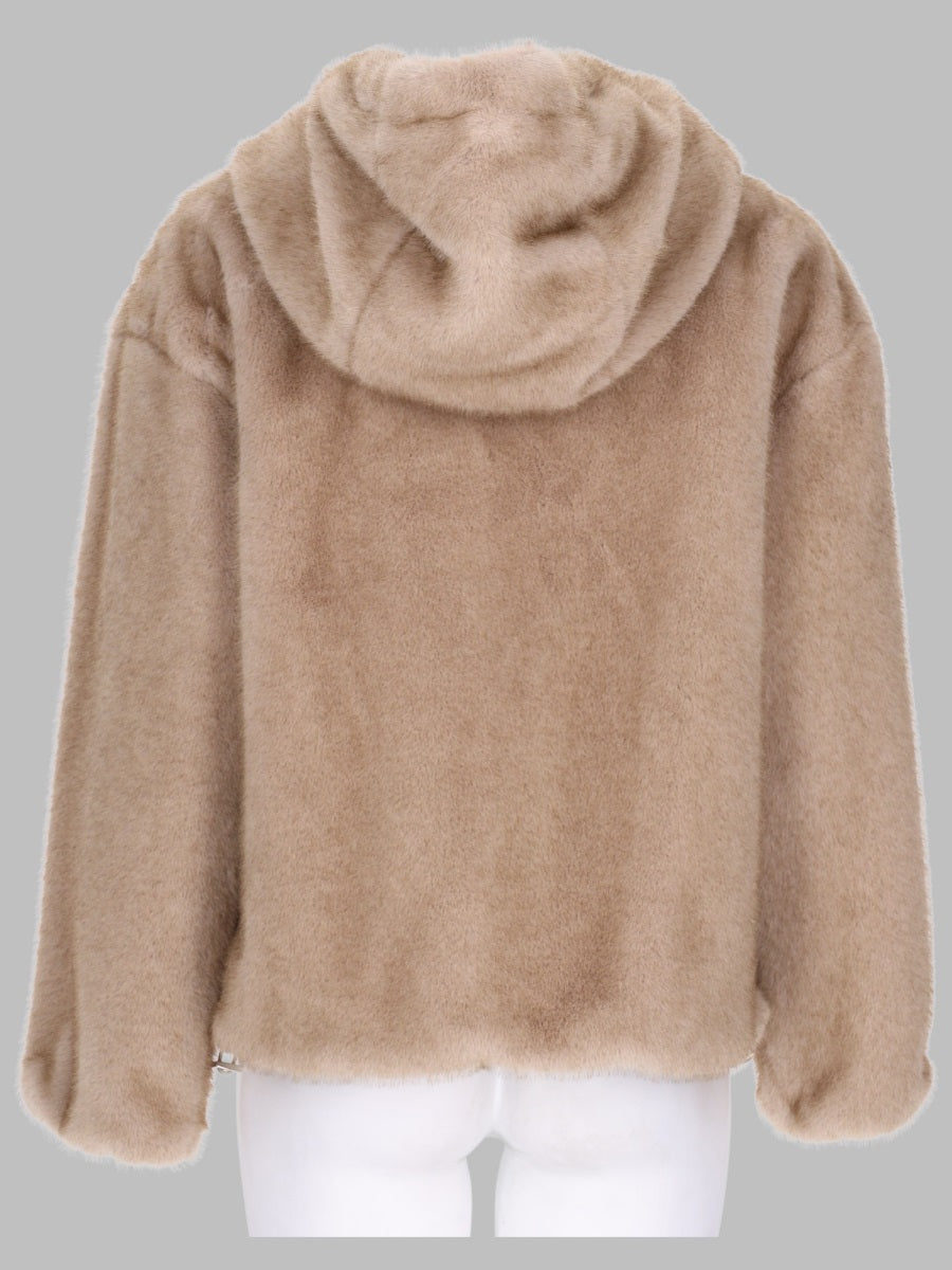 Herno Women Giacca Bomber In Eco-Pelliccia