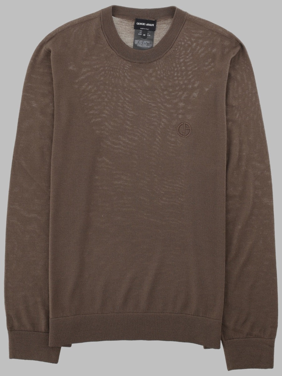 Giorgio Armani Men Maglia In Lana Vergine