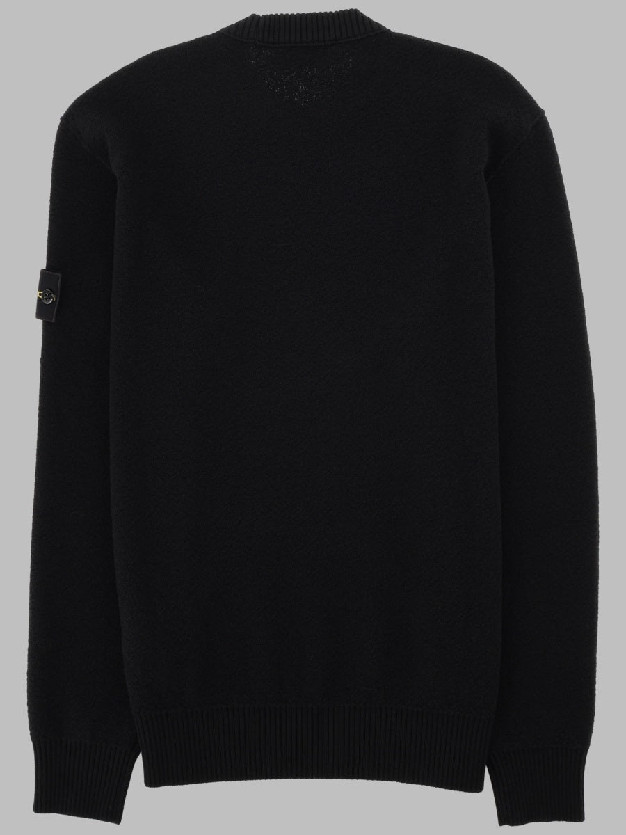 Stone Island Men Maglia In Lana A Costine