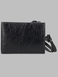 Balenciaga Men Portafoglio Trifold Con Tracolla "Le City"