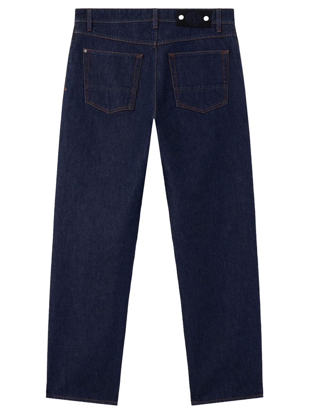 Stone Island Men Denim Collection: Loose Fit Five-Pocket Jeans
