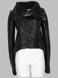 Rick Owens Women Giacca Biker In Pelle "Naska"