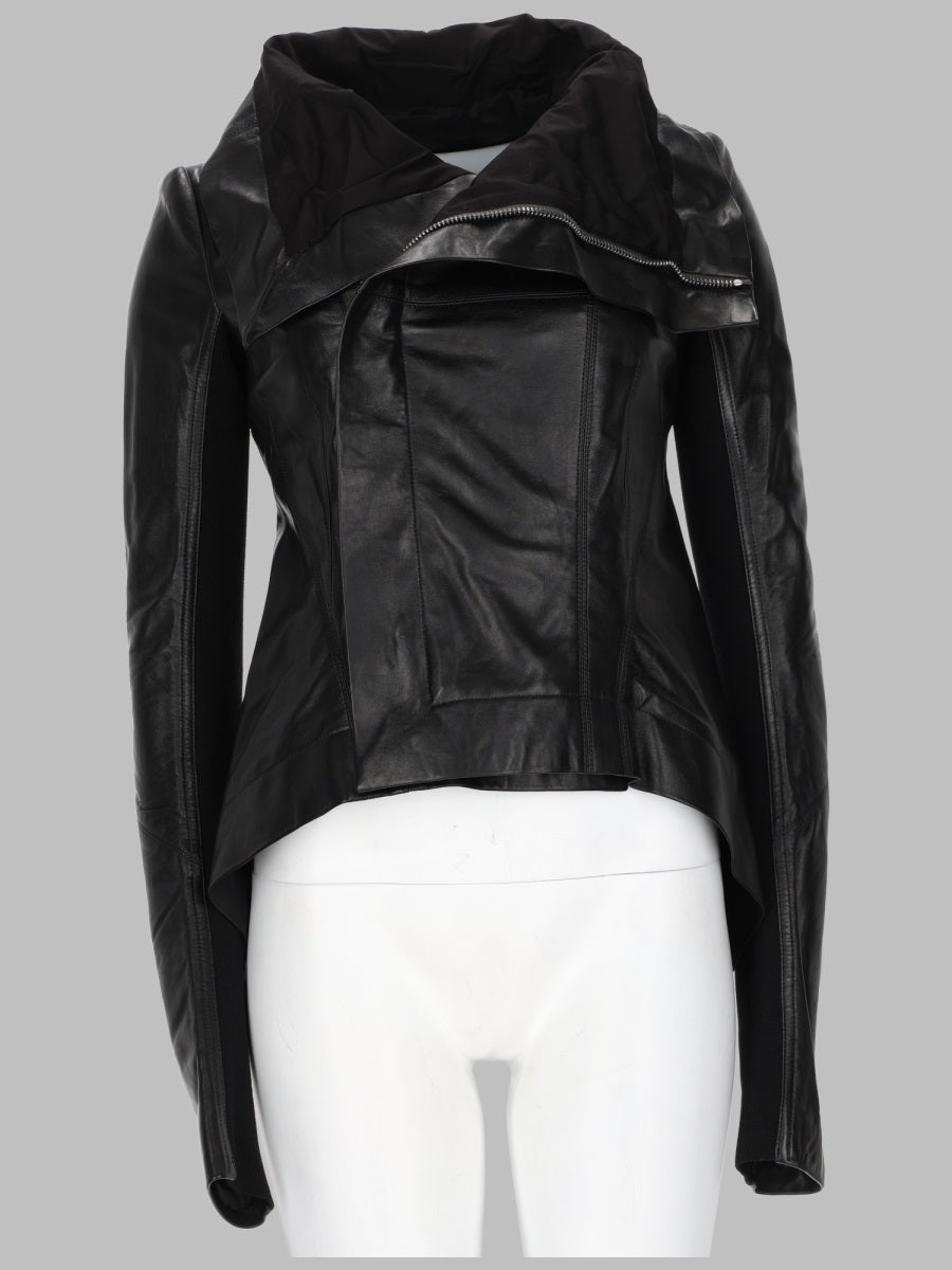 Rick Owens Women Giacca Biker In Pelle "Naska"
