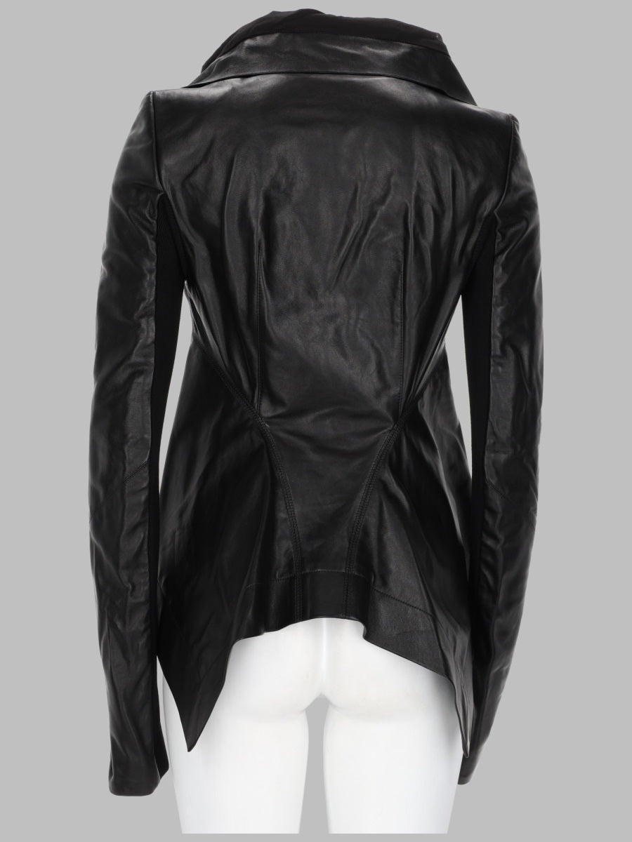 Rick Owens Women Giacca Biker In Pelle "Naska"