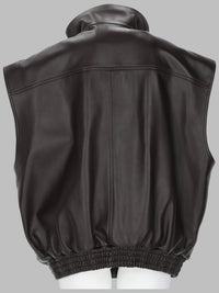 Balenciaga Women Blouson In Pelle Morbida