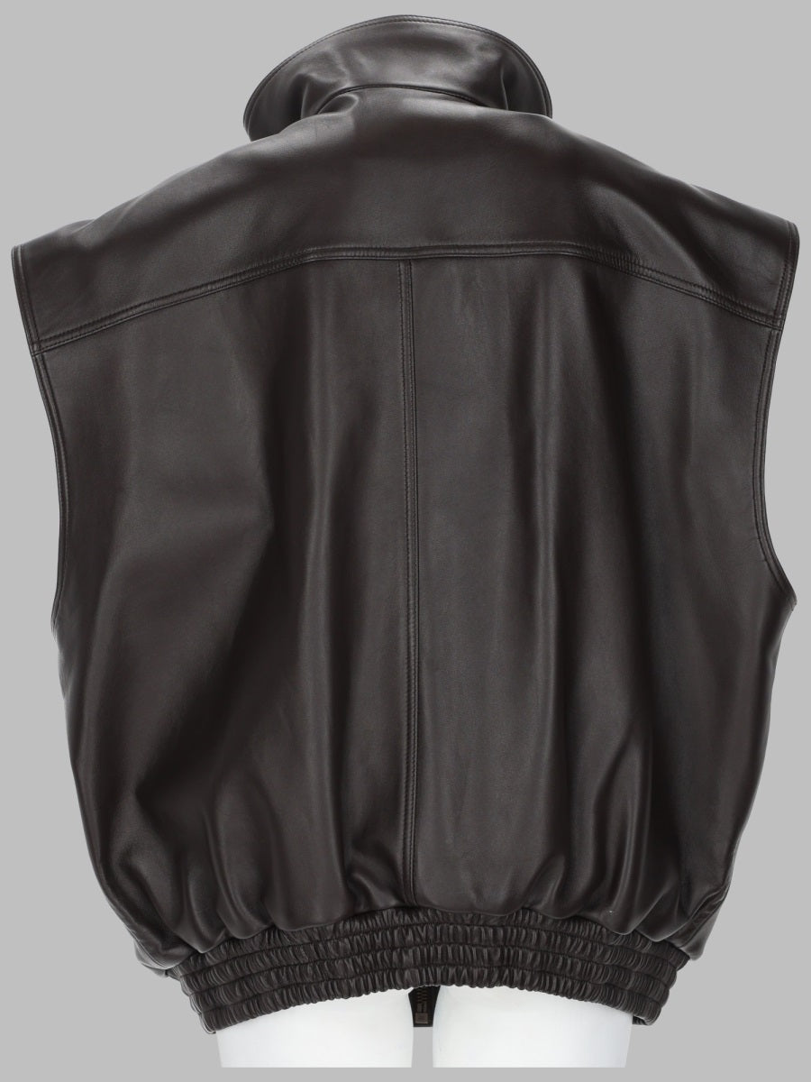 Balenciaga Women Blouson In Pelle Morbida