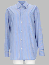 Balenciaga Women Camicia In Popeline Tecnico Ultra Fine