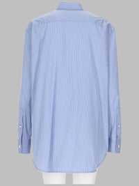 Balenciaga Women Camicia In Popeline Tecnico Ultra Fine
