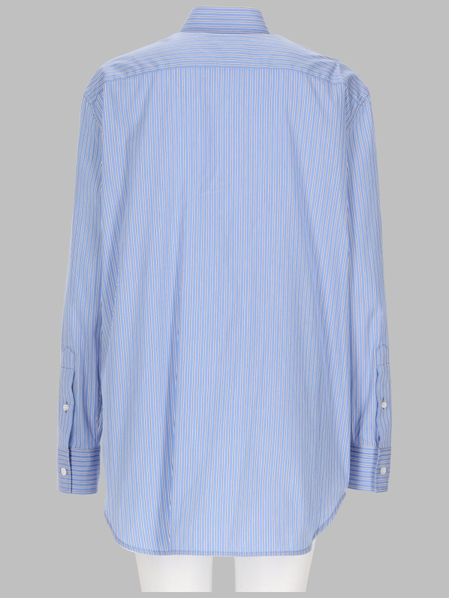 Balenciaga Women Camicia In Popeline Tecnico Ultra Fine