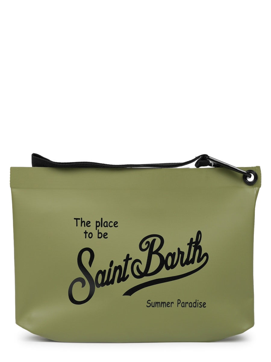 MC2 SAINT BARTH Mc2 Saint Barth Unisex Aqua Pochette "Aline"
