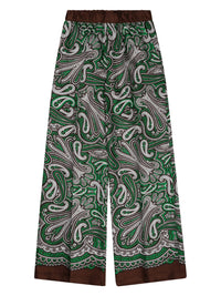 P.A.R.O.S.H. Women Pantalone In Seta Con Stampa Paisley