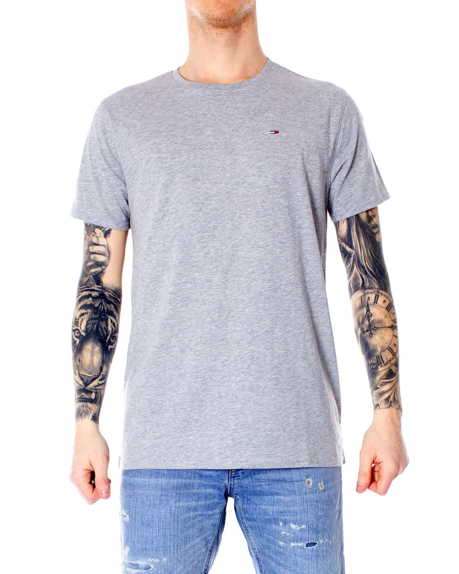Tommy Hilfiger Mens Essential TShirt Grey Heather Regular XXXL Grey