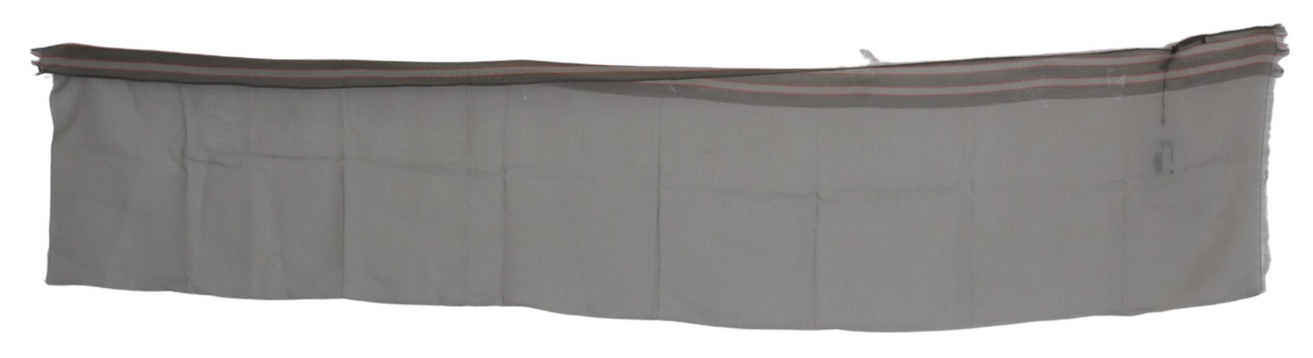 Costume National Gray Fringe Neck Wrap Cotton Men's Scarf
