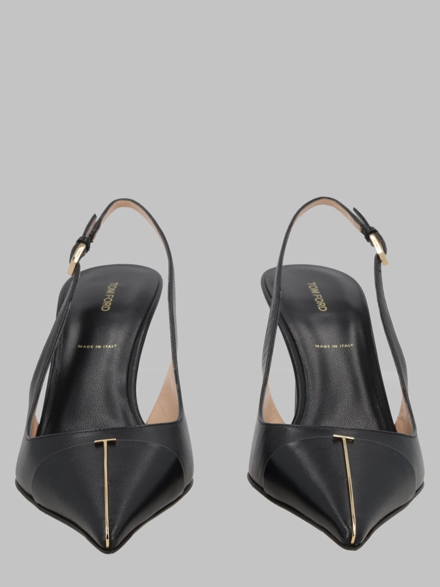 Tom Ford Women Slingback "Shiny Kid"